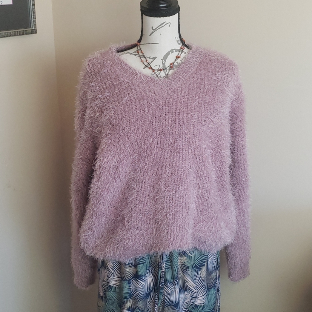NWOT eyelash sweater